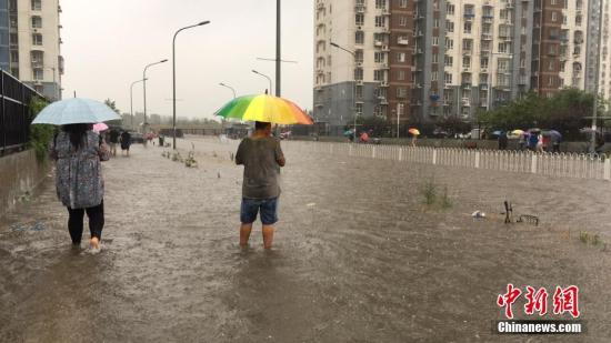 6月23日清晨,北京降雨持续,并出现了短时大雨。 记者 赵珊珊 摄 6月23日清晨,北京降雨持续,并出现了短时大雨。 记者 赵珊珊 摄